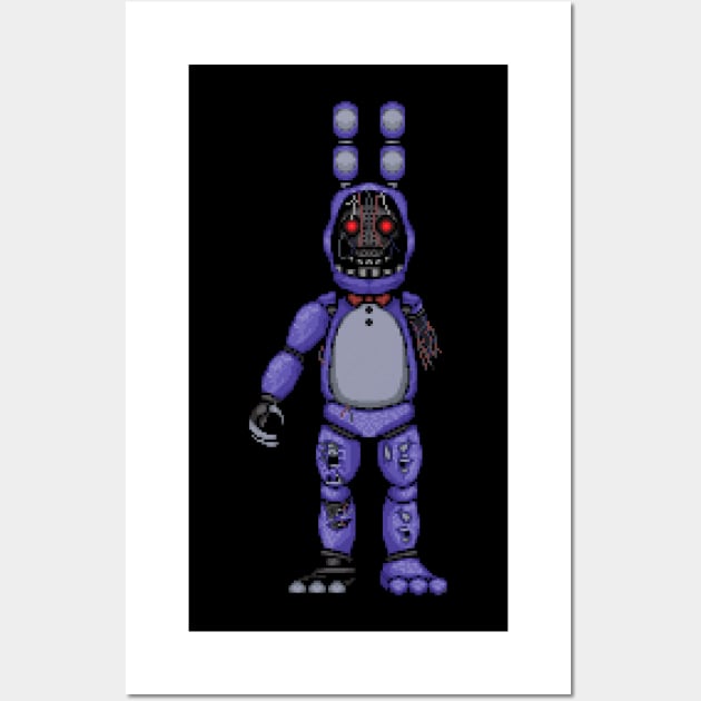 withered Bonnie Wall Art by Theholidayking